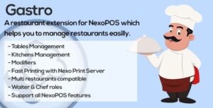 Gastro Nulled - Restaurant Extension for NexoPOS 3.x Download