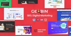GeoBin Nulled Digital Marketing Agency, SEO WP Theme Download