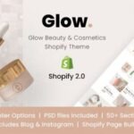Glow Nulled Beauty & Cosmetics Shopify Theme Download