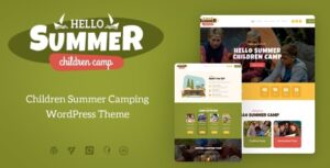 Hello Summer Nulled A Children Camp WordPress Theme Download