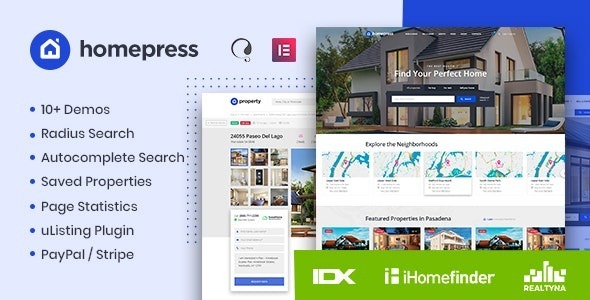 HomePress Theme Nulled – HomePress Real Estate WordPress Theme Free Download