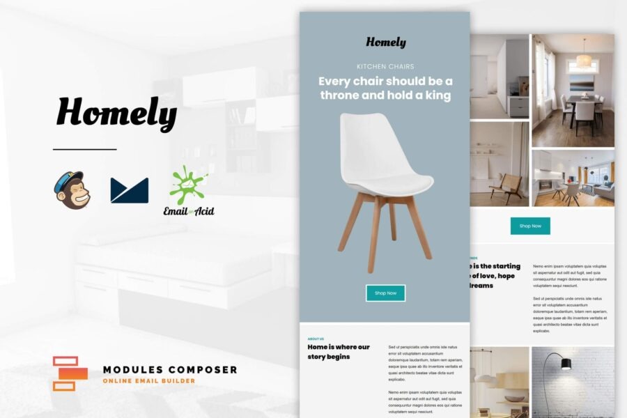 Homely Nulled – E-Commerce Responsive Email Template Download