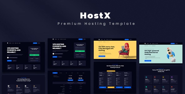 HostX Nulled – Premium Hosting Template Download