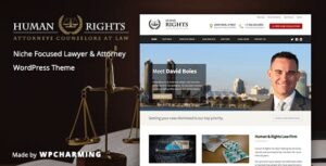 HumanRights Nulled Lawyer and Attorney WordPress Theme Download