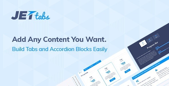 JetTabs Nulled – Tabs, Toggles and Accordion blocks for Elementor Download