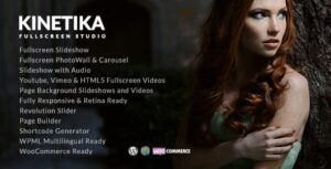 Kinetika Nulled Fullscreen Photography Theme Download