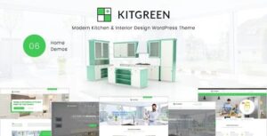 KitGreen Nulled Modern Kitchen & Interior Design WordPress Theme Download
