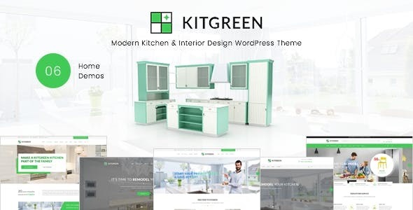 KitGreen Nulled Modern Kitchen & Interior Design WordPress Theme Download