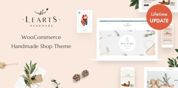 LeArts Nulled Handmade Shop WooCommerce WordPress Theme Download