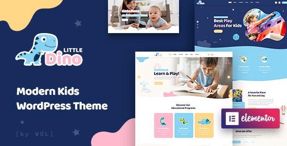 Littledino Nulled Modern Kids WordPress Theme Free Download