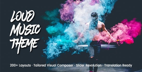 Loud Nulled A Modern WordPress Theme for the Music Industry Download