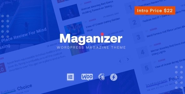 Maganizer Nulled Modern Magazine WordPress Theme Download