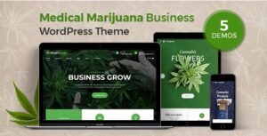 MediGreen Nulled Medical Marijuana & Dispensary WordPress Theme Free Download