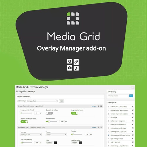 Media Grid Nulled Overlay Manager Add-on Download
