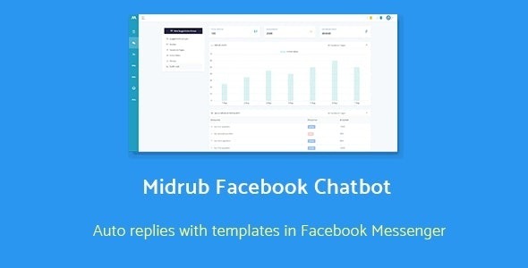 Midrub Facebook Chatbot Nulled – automatize quick replies with templates in messenger Download