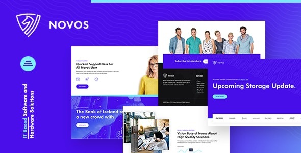 Novos Nulled IT Company & Digital Solutions WordPress Theme Download