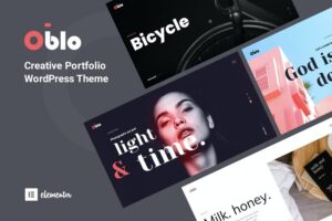 Oblo Nulled Portfolio Showcase WordPress Theme Download