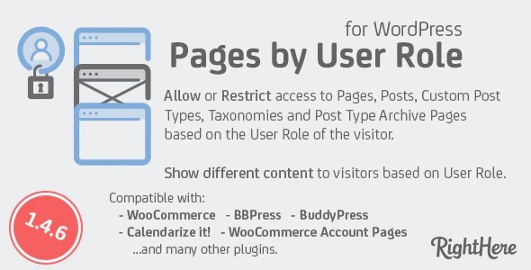 Pages by User Role for WordPress Nulled Download