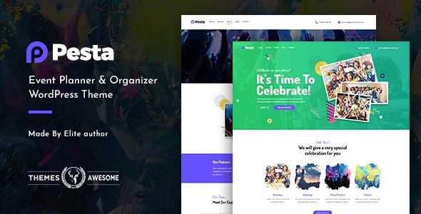 Pesta Nulled Event Planner & Organizer WordPress Theme Download