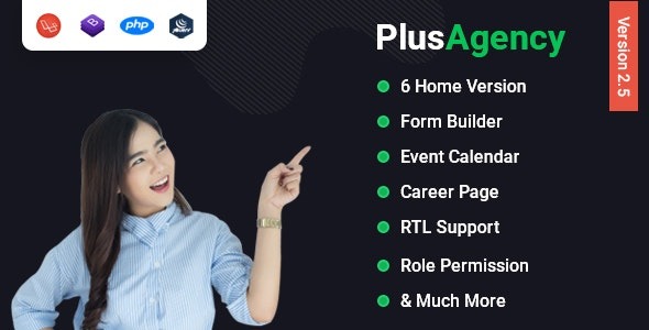PlusAgency Nulled – Multipurpose Website CMS & Business Agency Management System Download