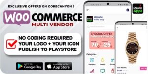 Revo Apps Multi Vendor Nulled – Flutter Marketplace E-Commerce Full App Android iOS Download