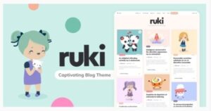Ruki Nulled A Captivating Personal Blog Theme Download