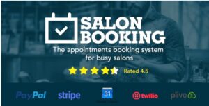 Salon Booking Nulled WordPress Plugin Free Download