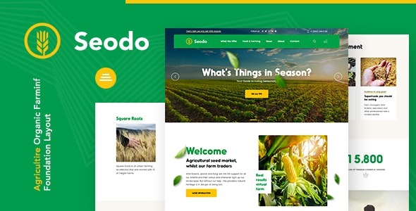 Seodo Nulled Agriculture Farming Foundation WordPress Theme Download