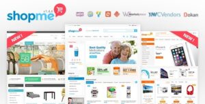 ShopMe Nulled Woocommerce WordPress Theme Download
