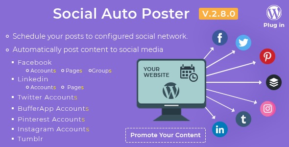 Social Auto Poster Nulled WordPress Plugin Free Download