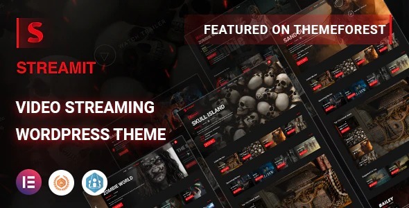 Streamit Nulled Video Streaming WordPress Theme + RTL Free Download