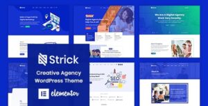 Strick Nulled Creative Agency WordPress Theme Download