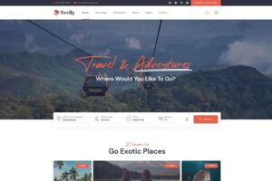 Tevily Nulled Travel & Tour Booking WordPress Theme Download