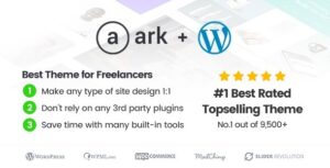 The Ark WordPress Theme made for Freelancers Nulled Free Download