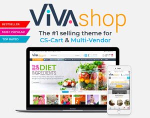 VIVAshop Nulled The 1 selling theme for CS-Cart and Multi-Vendor Download