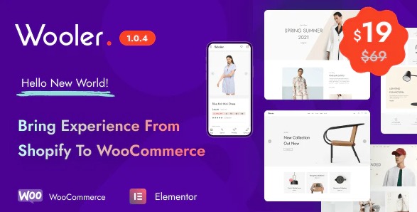 Wooler Nulled Conversion Optimized WooCommerce Theme Download