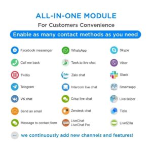 All-in-One - Live Chat, WhatsApp, Call Back, Messenger Module Nulled Download