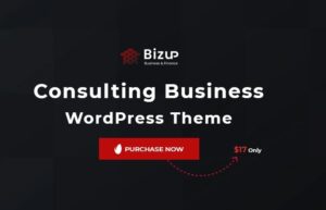 Bizup Nulled Business Consulting WordPress Theme Download