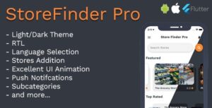StoreFinder Pro Full App Flutter Nulled Download
