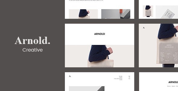 Arnold Nulled – Minimal Portfolio WordPress Theme Download