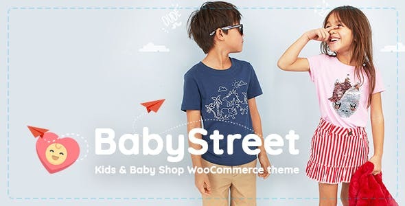 BabyStreet Nulled WooCommerce Theme for Kids Stores and Baby Shops Clothes and Toys Free Download