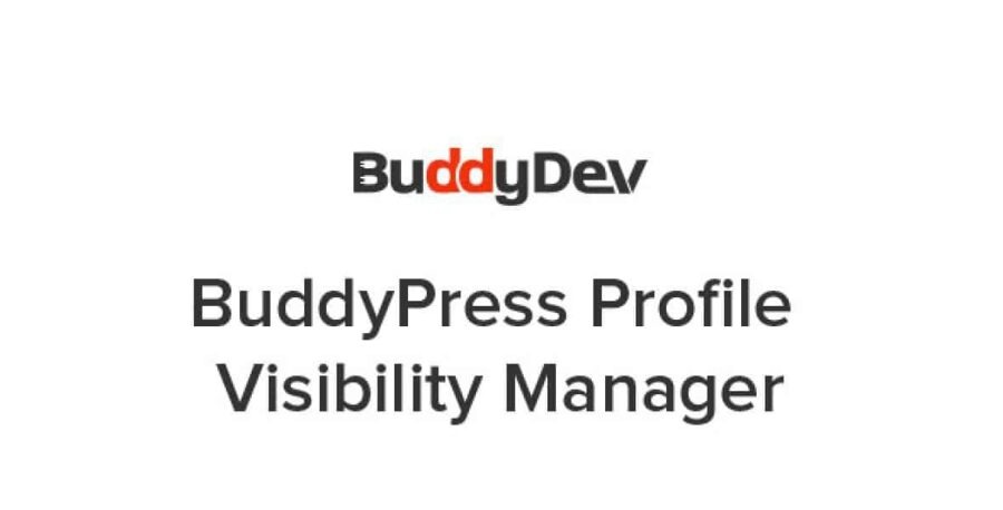 BuddyPress Profile Visibility Manager Nulled Download
