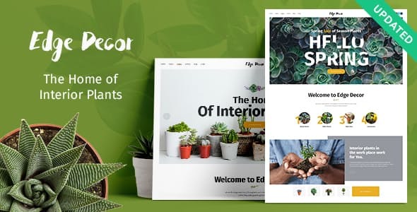 Edge Decor Nulled A Modern Gardening & Landscaping WordPress Theme Download