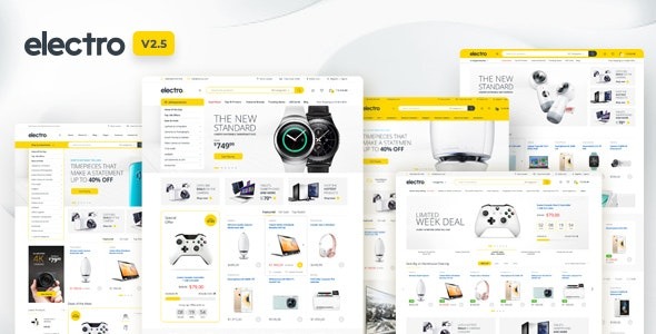Electro Nulled Electronics Store WooCommerce Theme Download