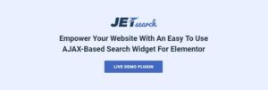 JetSearch Nulled Elementor Experience the true power of search functionality Free Download