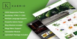 Kabrio OpenCart Theme Nulled Food Store Responsive Download