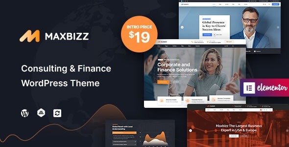 Maxbizz Nulled Consulting & Financial Elementor WordPress Theme Download