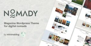 Nomady Theme Nulled – Magazine Theme for Digital Nomads Free Download