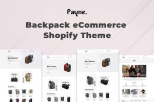 Payne Nulled Backpack eCommerce Shopify Theme Download