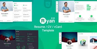 RyanCV Nulled – CV Resume Theme Download